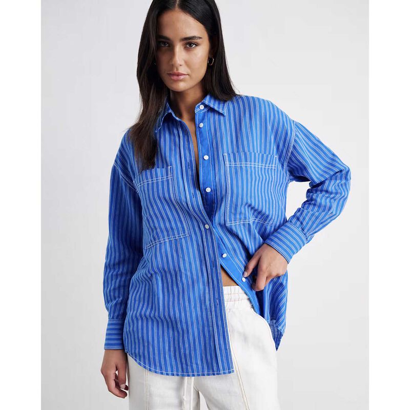 JAG Winona Stripe Ls Shirt image number 2